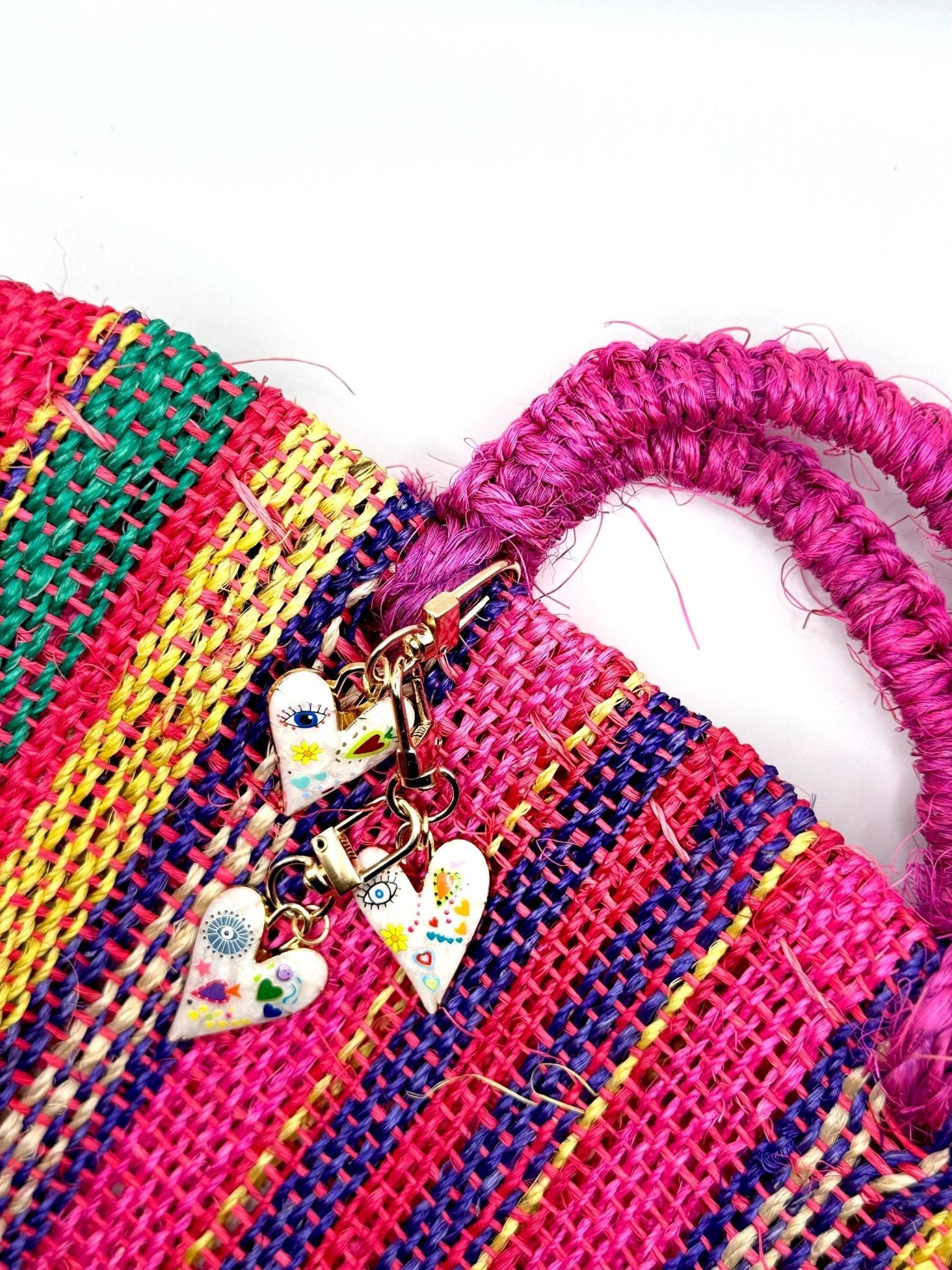 Artsy Heartsy Heart Keychain and Bag Charm by Why Begin