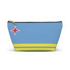 Aruba Accessory Pouch with T - Bottom Accessory Pouch w T - bottom La Vie Bien Aruba Accessory Pouch with T - Bottom