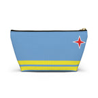 Aruba Accessory Pouch with T - Bottom Accessory Pouch w T - bottom La Vie Bien Aruba Accessory Pouch with T - Bottom