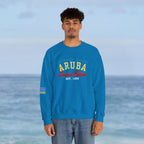 Aruba Caribbean University Sweatshirt Gildan 18000 Unisex Heavy Blend Crewneck Sweatshirt La Vie Bien Aruba Caribbean University Sweatshirt