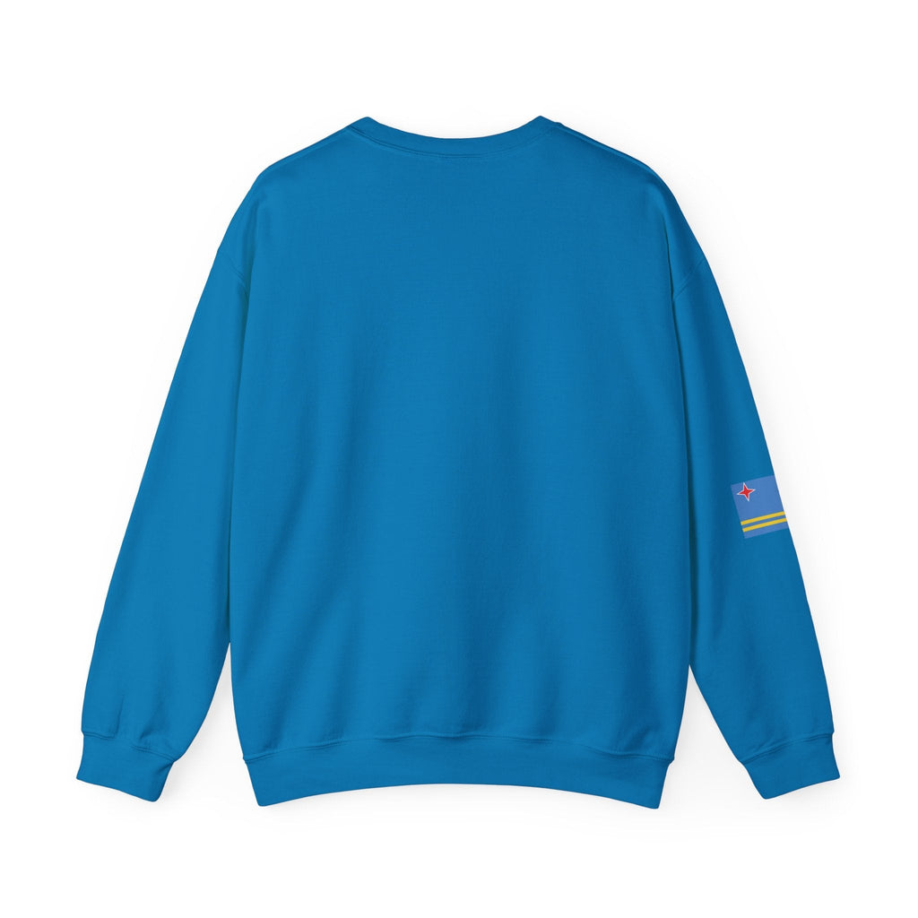 Aruba Caribbean University Sweatshirt Gildan 18000 Unisex Heavy Blend Crewneck Sweatshirt La Vie Bien Aruba Caribbean University Sweatshirt