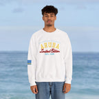 Aruba Caribbean University Sweatshirt Gildan 18000 Unisex Heavy Blend Crewneck Sweatshirt La Vie Bien Aruba Caribbean University Sweatshirt