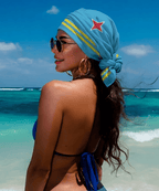 Aruba Flag Bandana All-Over Print Bandana La Vie Bien Aruba Flag Bandana