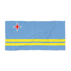 Aruba Flag Beach Towel Beach Towel (Generic Brand) La Vie Bien Aruba Flag Beach Towel