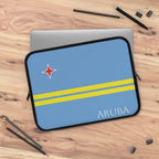 Aruba Flag Laptop Sleeve Case Laptop Sleeve La Vie Bien Aruba Flag Laptop Sleeve Case