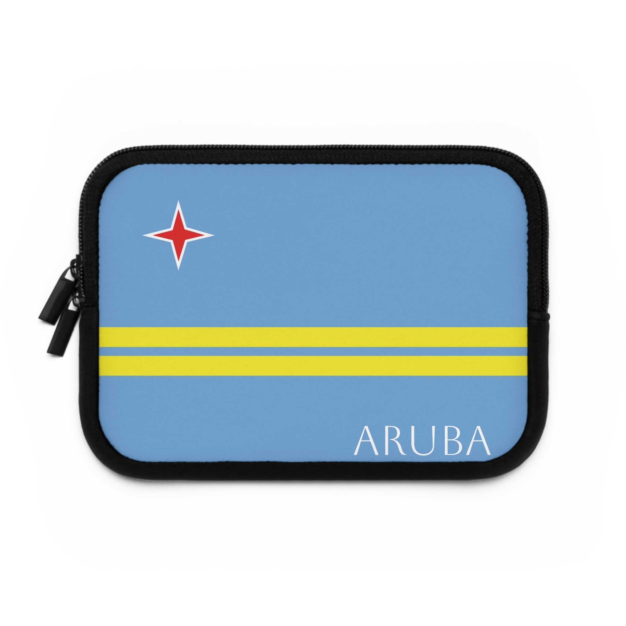 Aruba Flag Laptop Sleeve Case Laptop Sleeve La Vie Bien Aruba Flag Laptop Sleeve Case