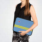 Aruba Flag Laptop Sleeve Case Laptop Sleeve La Vie Bien Aruba Flag Laptop Sleeve Case