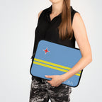 Aruba Flag Laptop Sleeve Case Laptop Sleeve La Vie Bien Aruba Flag Laptop Sleeve Case