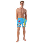 Aruba Flag Recycled Swim Trunks All - Over Print Recycled Swim Trunks La Vie Bien Aruba Flag Recycled Swim Trunks