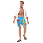 Aruba Flag Recycled Swim Trunks All - Over Print Recycled Swim Trunks La Vie Bien Aruba Flag Recycled Swim Trunks