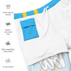 Aruba Flag Recycled Swim Trunks All - Over Print Recycled Swim Trunks La Vie Bien Aruba Flag Recycled Swim Trunks