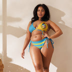 Aruba Flag String Bikini All - Over Print Recycled String Bikini La Vie Bien Aruba Flag String Bikini