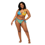 Aruba Flag String Bikini All - Over Print Recycled String Bikini La Vie Bien Aruba Flag String Bikini