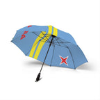 Aruba Flag Umbrella Semi - Automatic Foldable Umbrella La Vie Bien Aruba Flag Umbrella