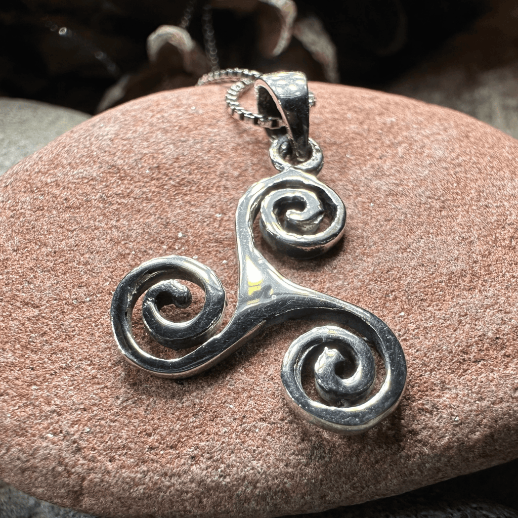 Arwyn Celtic Spiral Necklace Pendant La Vie Bien Arwyn Celtic Spiral Necklace