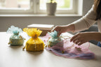 Tissue Open Potli with Star Design - Assorted
