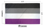Asexual (Ace) Pride Flag Flag La Vie Bien Asexual (Ace) Pride Flag