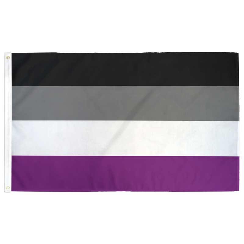 Asexual (Ace) Pride Flag Flag La Vie Bien Asexual (Ace) Pride Flag