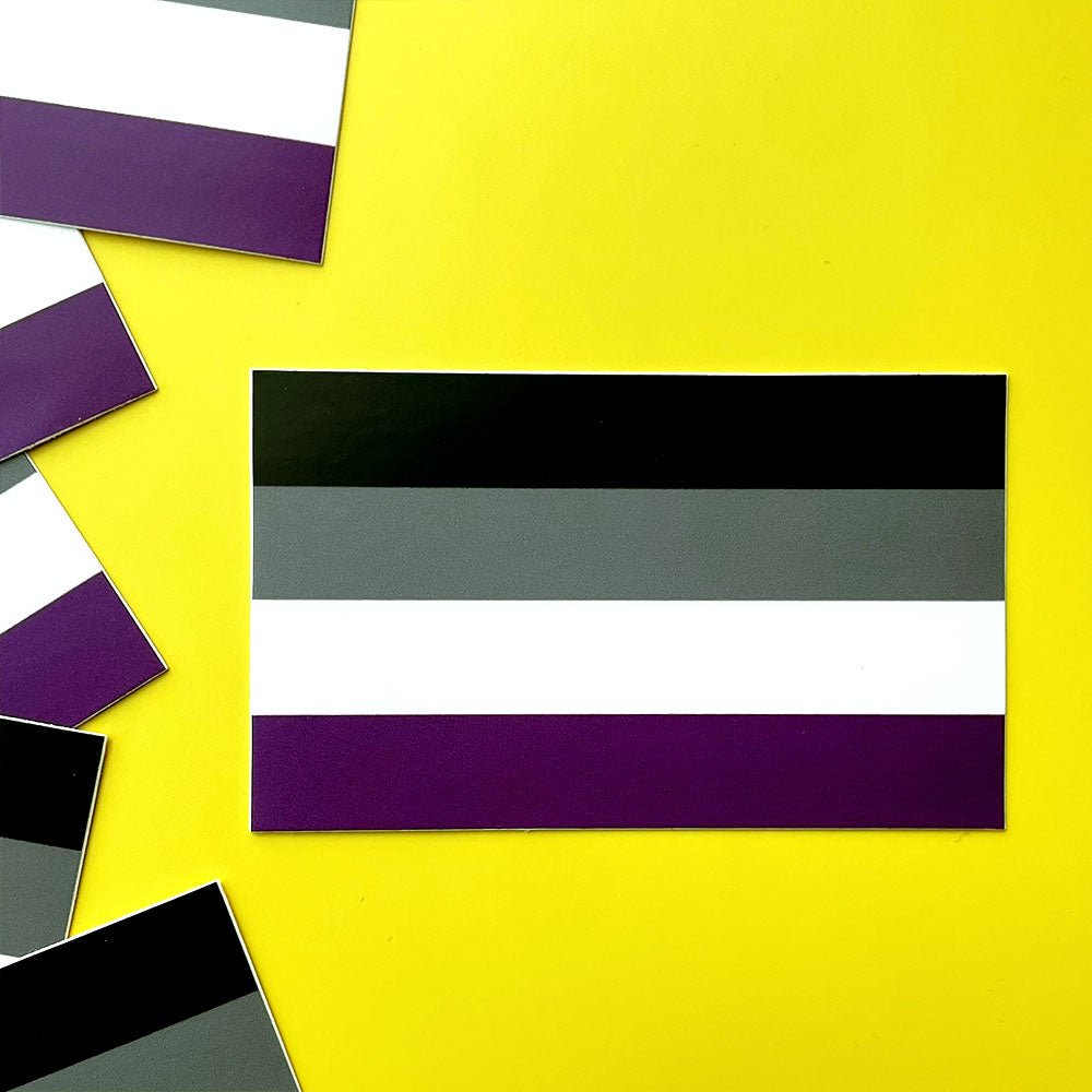 Asexual (Ace) Pride Sticker Sticker La Vie Bien Asexual (Ace) Pride Sticker