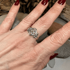 Asha Celtic Dara Knot Ring in Sterling Silver Ring La Vie Bien Asha Celtic Dara Knot Ring in Sterling Silver
