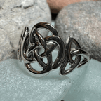 Asha Celtic Dara Knot Ring in Sterling Silver Ring La Vie Bien Asha Celtic Dara Knot Ring in Sterling Silver