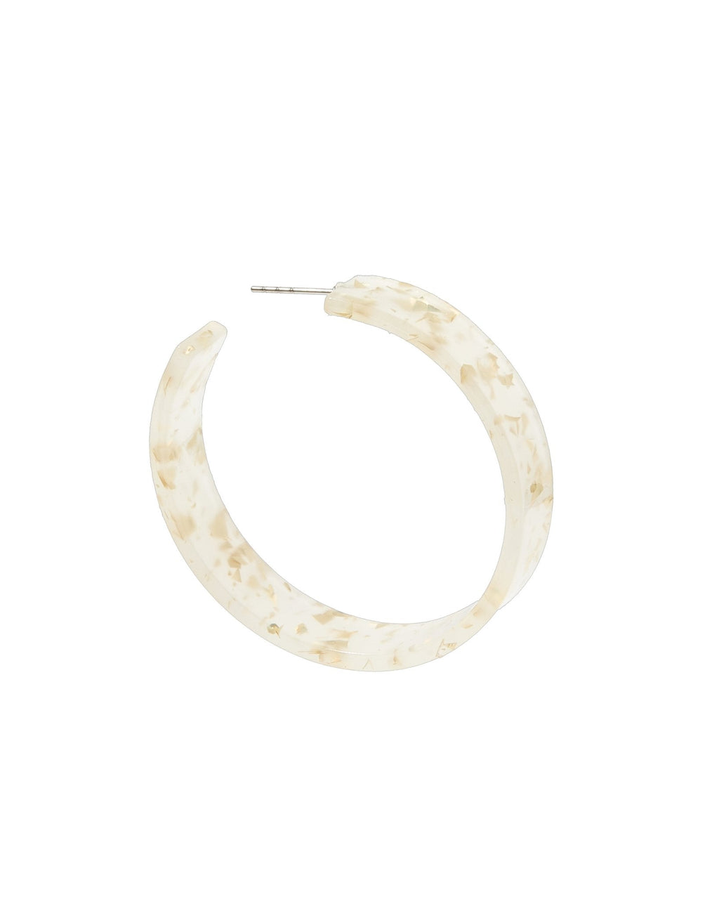 Ashley Medium Hoop Earrings - Gold Confetti