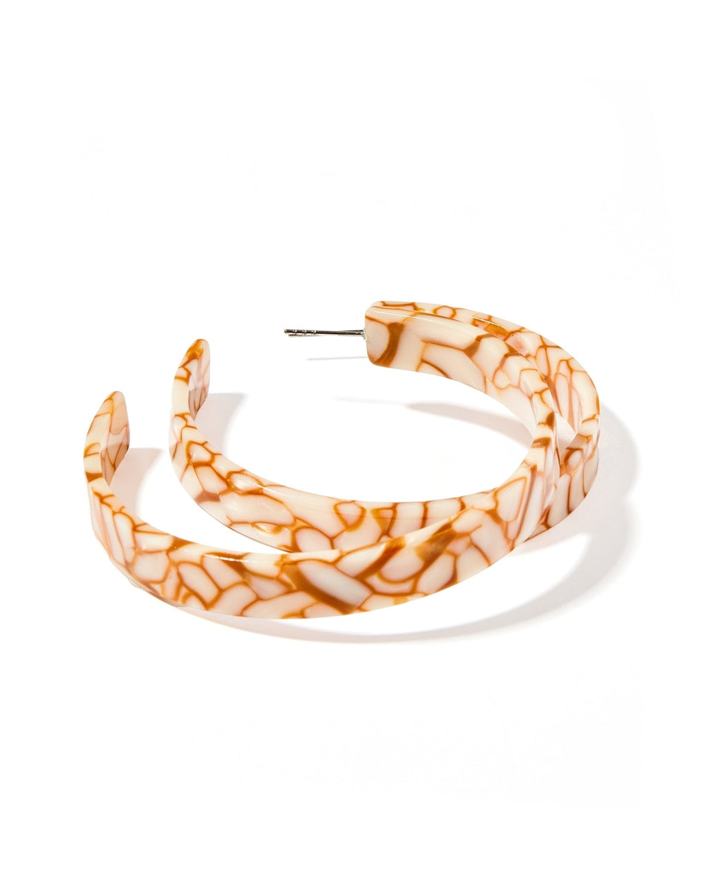 Ashley Mega Hoop Earrings - Desert Sand