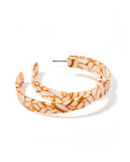 Ashley Mega Hoop Earrings - Desert Sand
