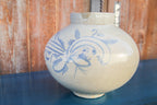 Asian Blue and White Glazed Pot Accents La Vie Bien Asian Blue and White Glazed Pot