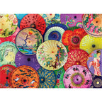 Asian Oil-Paper Umbrellas 1000 Piece Jigsaw Puzzle Eurographics Jigsaw Puzzle La Vie Bien Asian Oil-Paper Umbrellas 1000 Piece Jigsaw Puzzle Eurographics
