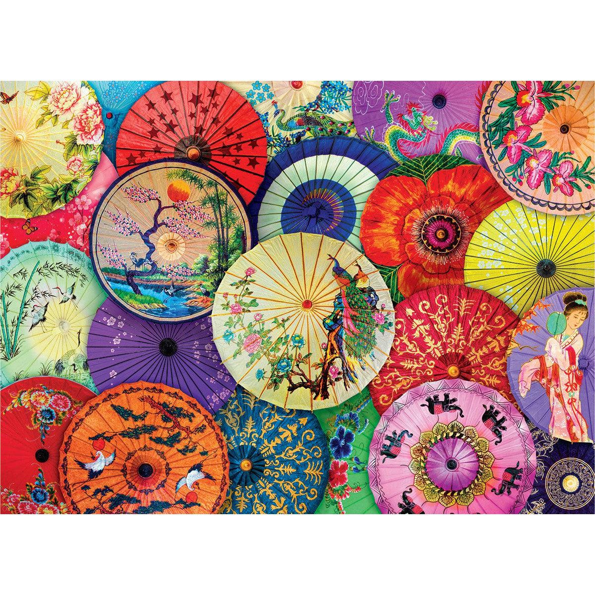 Asian Oil-Paper Umbrellas 1000 Piece Jigsaw Puzzle Eurographics Jigsaw Puzzle La Vie Bien Asian Oil-Paper Umbrellas 1000 Piece Jigsaw Puzzle Eurographics