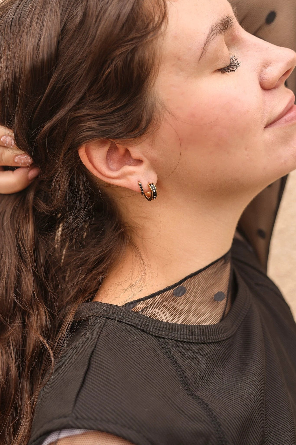 Astara Hoop by Rose & Clay