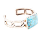 Athena Blue Turquoise Golden Cuff Bracelet Bracelets La Vie Bien Athena Blue Turquoise Golden Cuff Bracelet