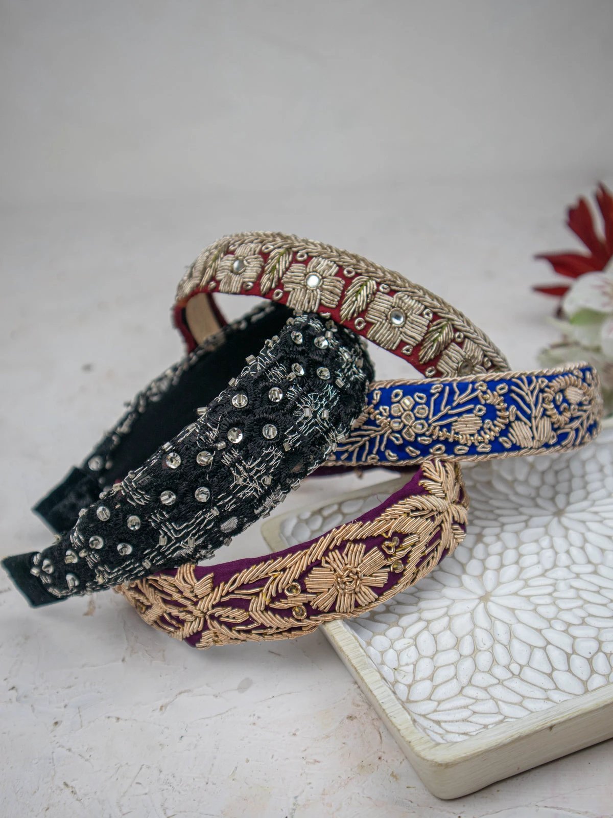 Athena Filigree Headband by Ash & Rose