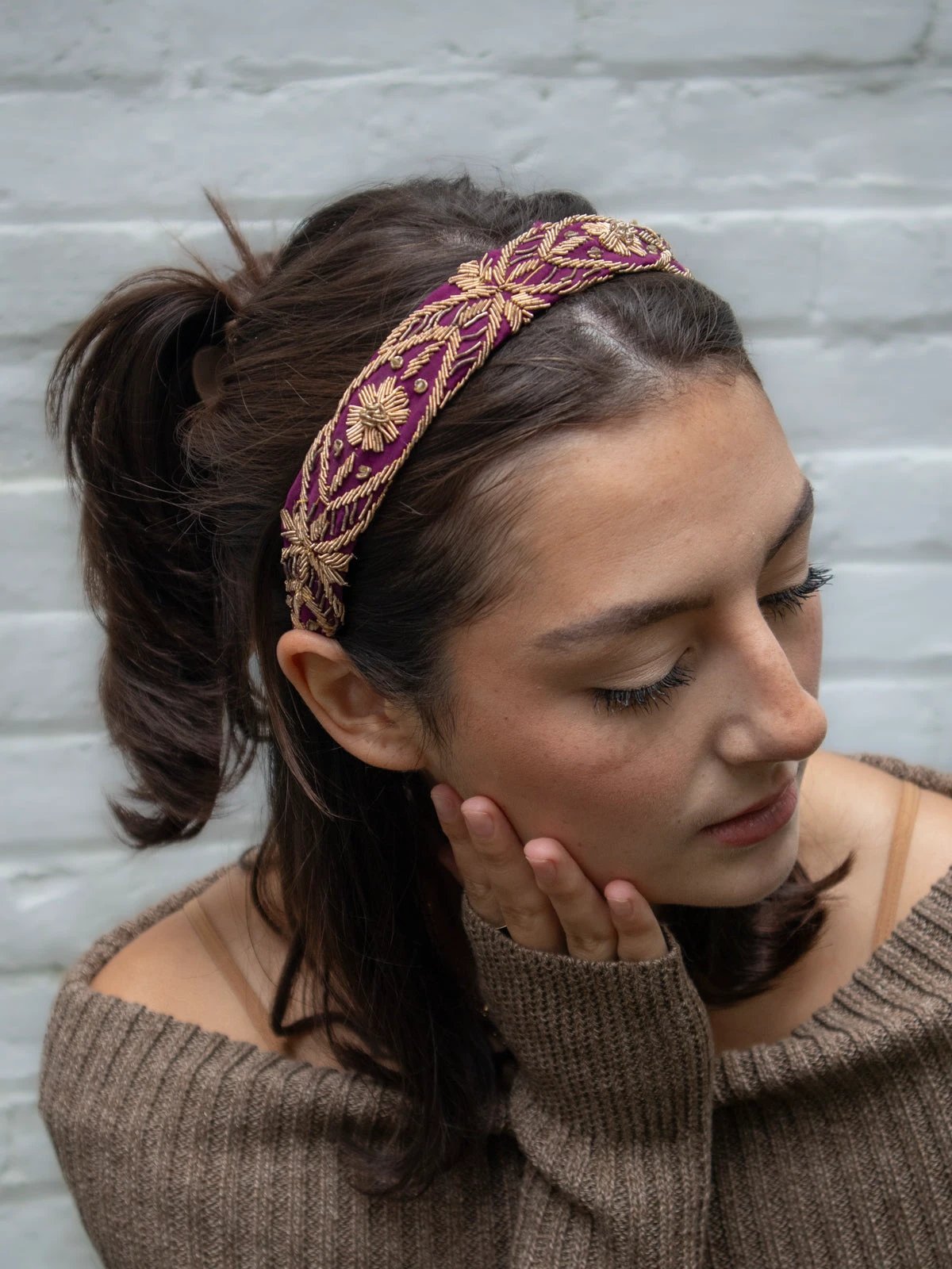 Athena Filigree Headband by Ash & Rose