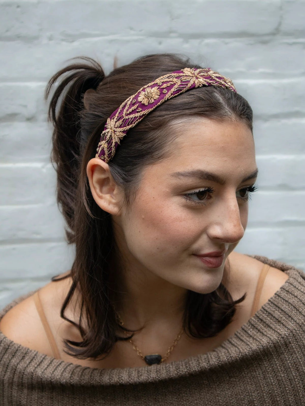 Athena Filigree Headband by Ash & Rose