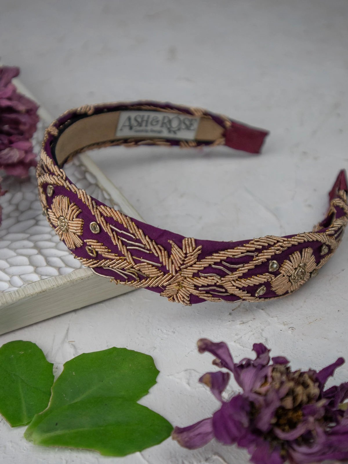 Athena Filigree Headband by Ash & Rose