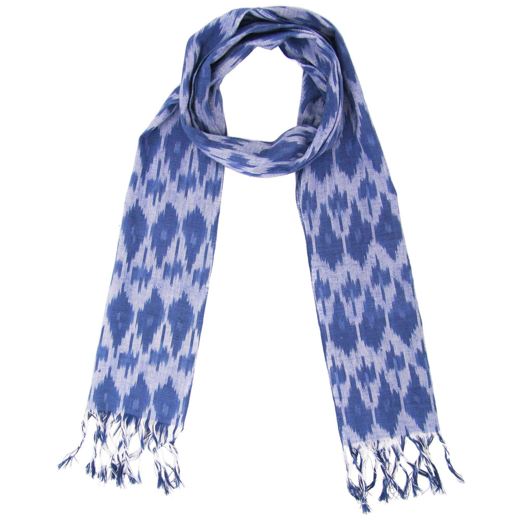 Atitlan Ikat Woven Scarf Scarves & Bandanas La Vie Bien Atitlan Ikat Woven Scarf