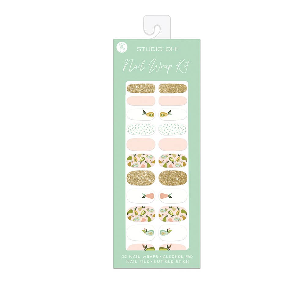 Au Pears Nail Wrap Kit | Nail Care Arts Tools Accessories | On - the - go Travel Kit