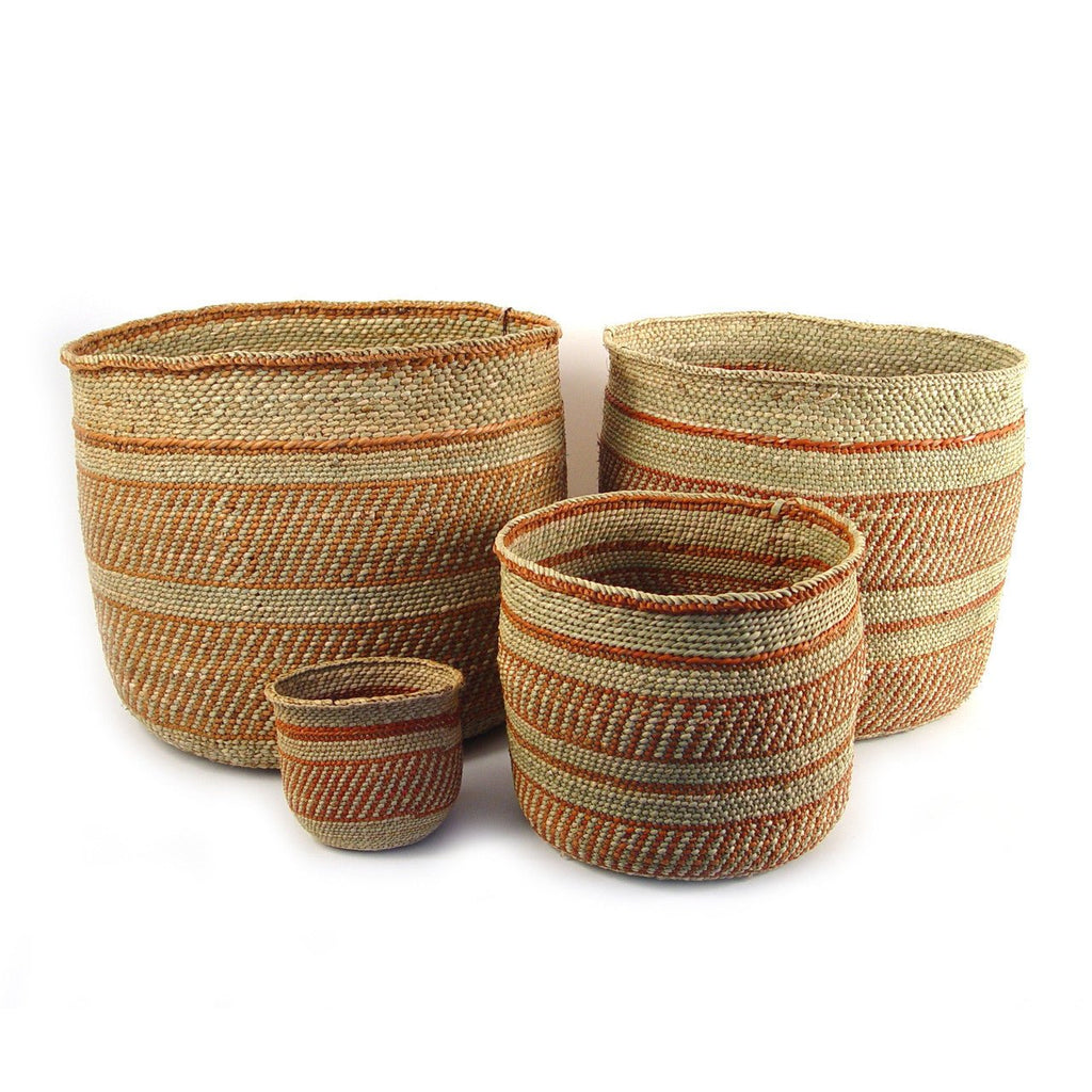 Auburn Stripe Iringa Basket La Vie Bien Auburn Stripe Iringa Basket