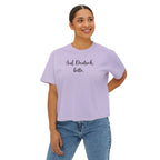 Auf Deutsch bitte Boxy Tee, German Phrase Shirt, Cropped White Tee T-Shirt La Vie Bien Auf Deutsch bitte Boxy Tee, German Phrase Shirt, Cropped White Tee