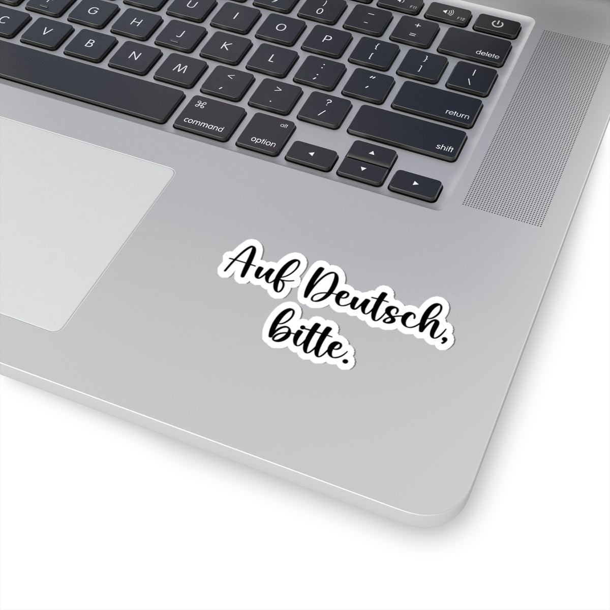 Auf Deutsch Kiss-Cut Sticker, German Phrase Vinyl Sticker Paper products La Vie Bien Auf Deutsch Kiss-Cut Sticker, German Phrase Vinyl Sticker