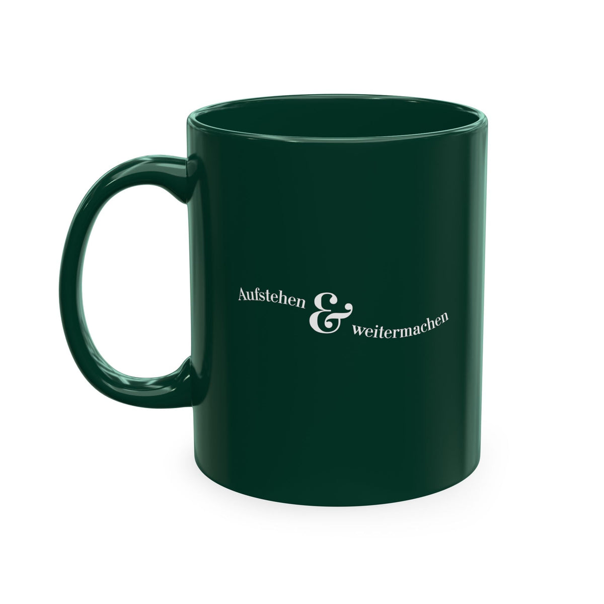 Aufstehen und weitermachen Minimalist Mug, Ceramic Mug for mental health Mug La Vie Bien Aufstehen und weitermachen Minimalist Mug, Ceramic Mug for mental health