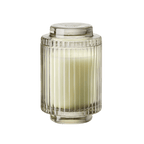 Aurélie Reeded Glass Candle: Kyoto Vine & Moss (M)