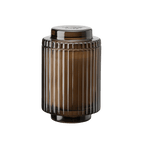 Aurélie Reeded Glass Candle: Santal Himalayen - (M)