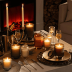 Aurélie Reeded Glass Candle: Santal Rosé - (M)