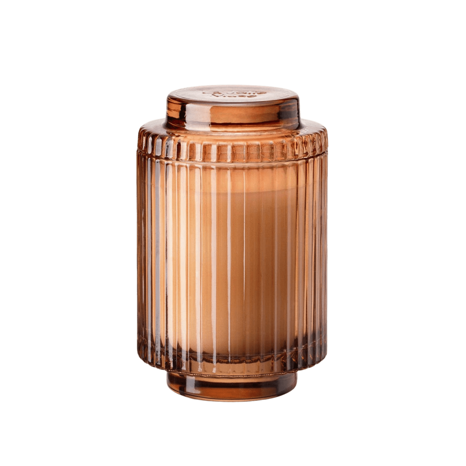 Aurélie Reeded Glass Candle: Sylvan Figue (M)