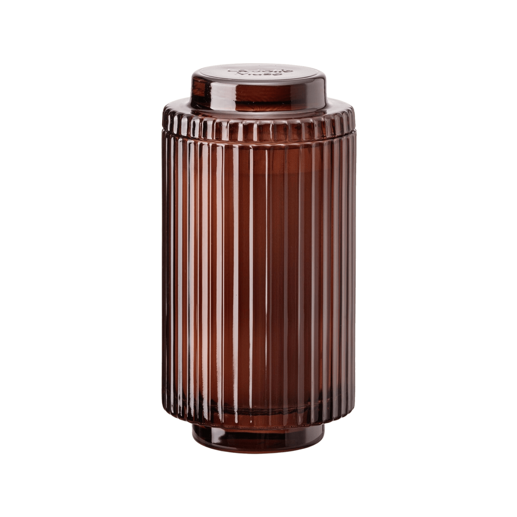 Aurélie Reeded Glass Candle: Tomato & Vine (L & M)