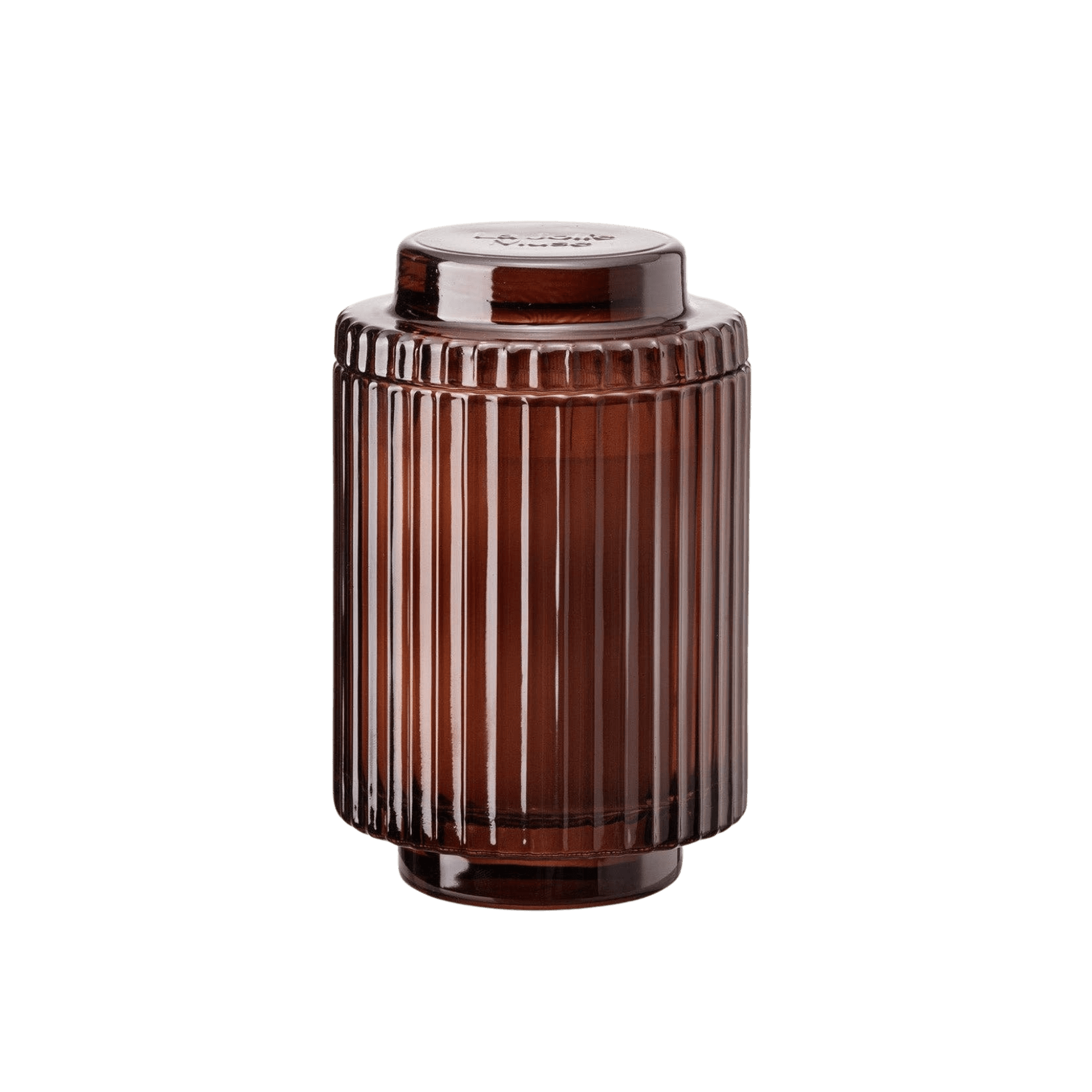 Aurélie Reeded Glass Candle: Tomato & Vine (L & M)