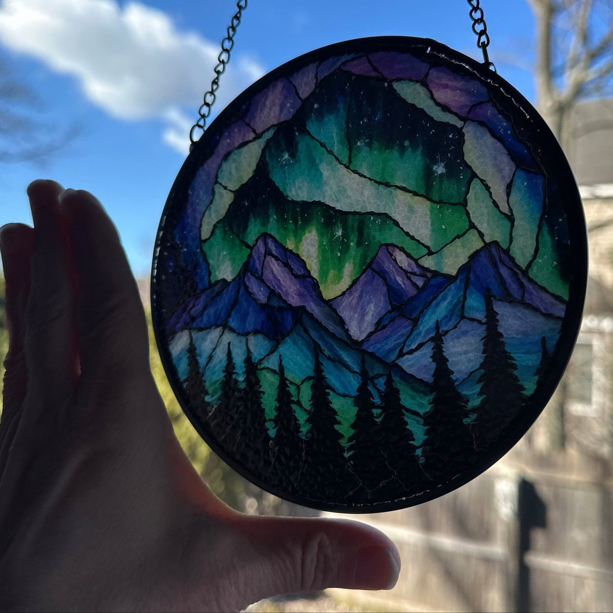 Aurora Borealis Suncatcher Gifts La Vie Bien Aurora Borealis Suncatcher